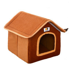 Manufacturer wholesale foldable detachable small dog soft cat house