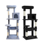 Manufacturer Wholesale Sisal Grey Pet Supplier Cat Tree Tower