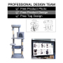 Manufacturer Wholesale Sisal Grey Pet Supplier Cat Tree Tower