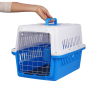 Wholesale Cheap Portable Breathable Plastic Cat Dog Pet Carrier Cage