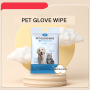 Manufacturer Wholesale SPA Grooming Cat Dog Pet Gloves Wipes