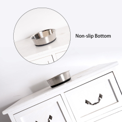 Manufacturer wholesale stainless steel dog bowl with silicone non-slip bottom