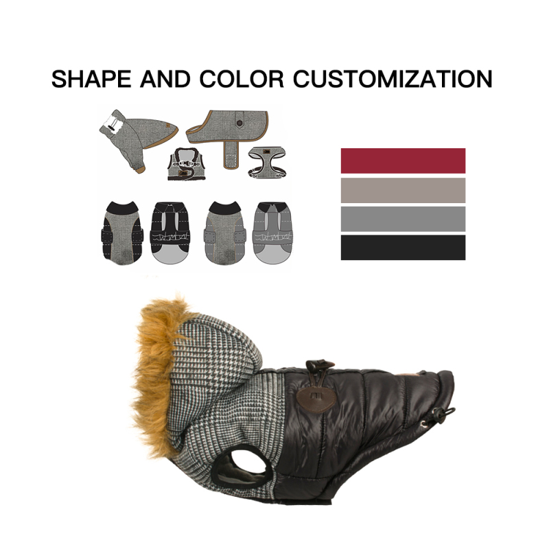 Manufacturer wholesale custom logo pet accessories dog winter clothes