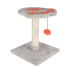 wholesale colorful driftwood sisal cat tree with paw pattern