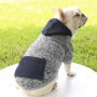 Manufacturer wholesale multi-colors warm winter dog hoodie