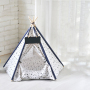 Manufacturer wholesale five sticks detachable portable stable teepee cat tent