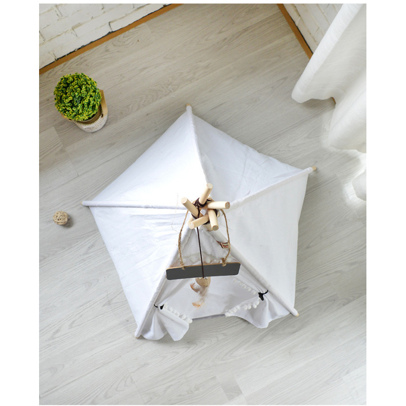 Manufacturer wholesale five sticks detachable portable stable teepee cat tent