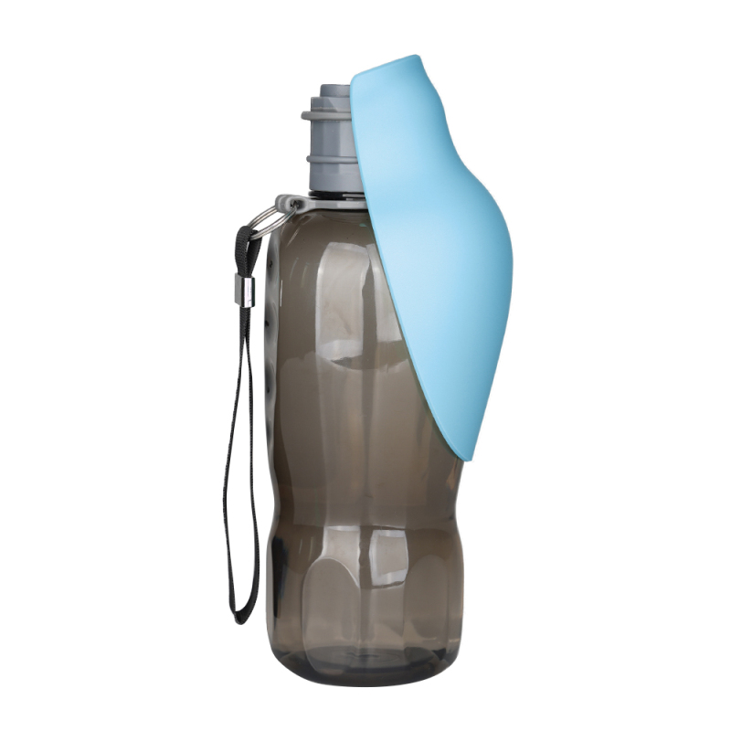 Wholesale Foldable Pink Blue Green Dog Water Bottle Portable
