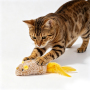 Wholesale Cute Fur Feather Squeaky Cat Mouse Toy