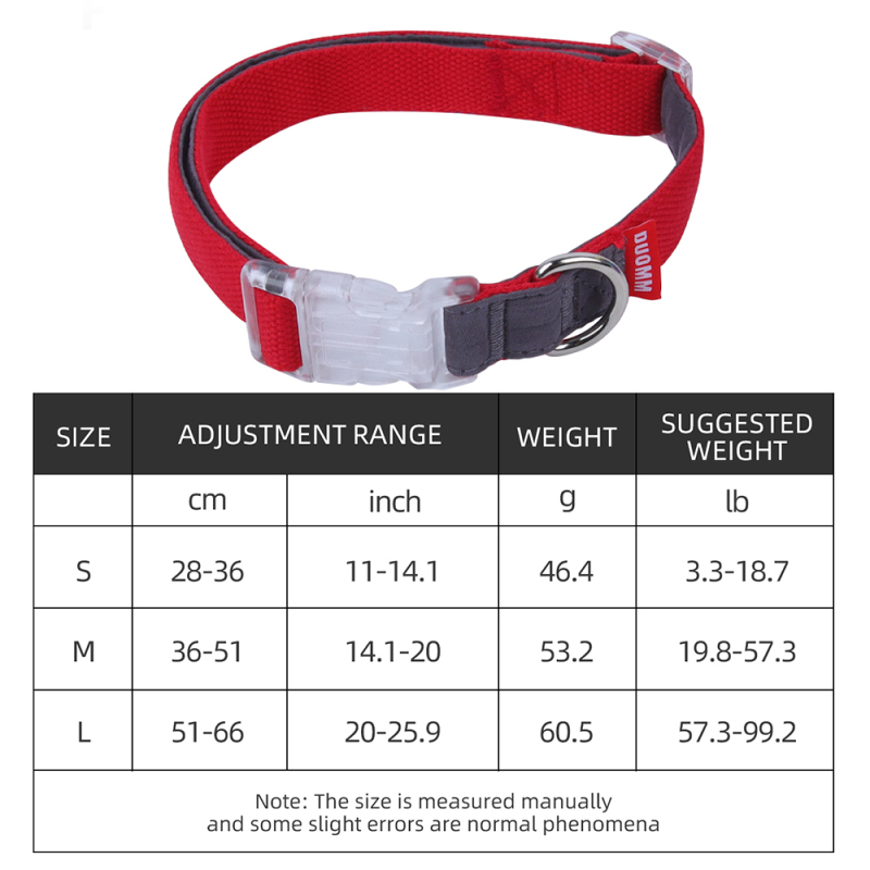 Wholesale Custom Logo Nylon Dog Collar Adjustable