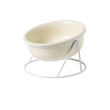 White bowl with stand