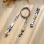 Manufacturer wholesale adjustable dog collar and leash set colorful design