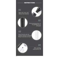 Manufacturer wholesale rechargeable led light dog pet nail grinder