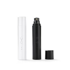 Manufacturer wholesale rechargeable led light dog pet nail grinder