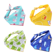 Manufacturer wholesale multi-design cute pattern triangle dog bandana