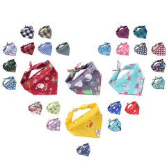 Manufacturer wholesale multi-design cute pattern triangle dog bandana