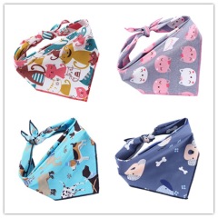 Manufacturer wholesale multi-design cute pattern triangle dog bandana