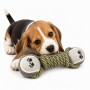 Wholesale Custom Logo Chew Dog Rope with Tennis Ball Toys