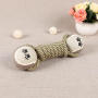 Wholesale Custom Logo Chew Dog Rope with Tennis Ball Toys