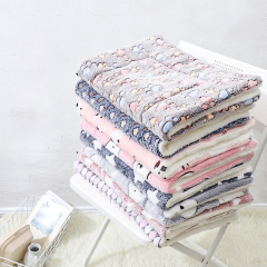 Manufacturer wholesale multi-design soft plush dog blanket