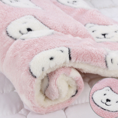 Manufacturer wholesale multi-design soft plush dog blanket