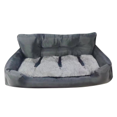 Manufacturer wholesale suede large dog car seat bed