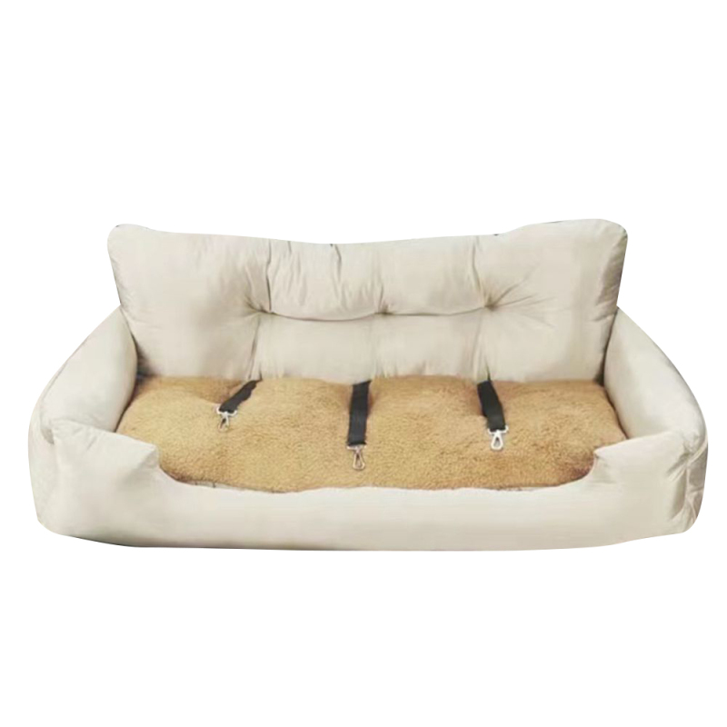 Manufacturer wholesale suede large dog car seat bed