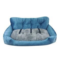 Manufacturer wholesale suede large dog car seat bed