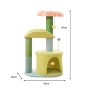 Manufacturer Wholesale Short Plush Sisal Flower Cat Scratcher Tree