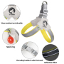 Wholesale Reflective Stripe Leather Dog Harness Saddle Design