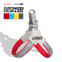 Wholesale Reflective Stripe Leather Dog Harness Saddle Design