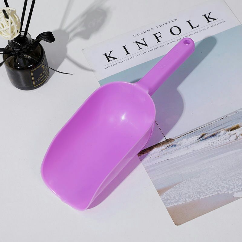 Manufacturer wholesale plastic mix color dog pet food shovel scoop