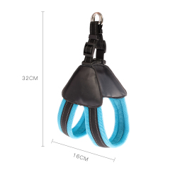 wholesale custom soft outdoor adjustable easy walk leather vest pet dog harness