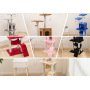 Manufacturer wholesale large sisal multiple colors lambswool cat tree house condo