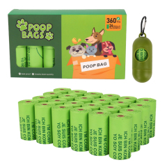Wholesale PE Total Biodegradable Pet Waste Bags Dog Poop Bag With Dispenser