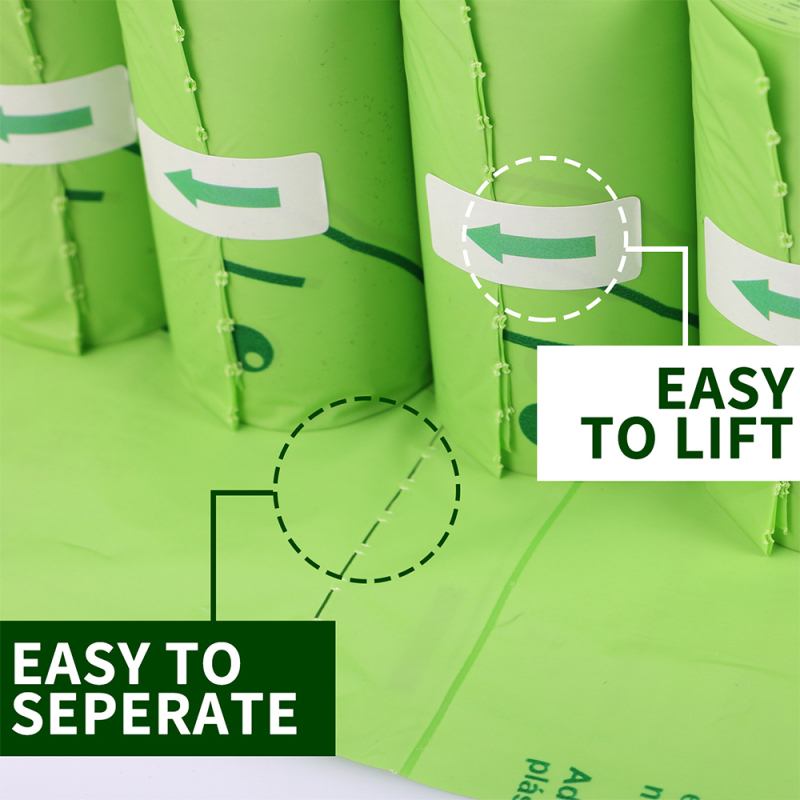 Wholesale PE Total Biodegradable Pet Waste Bags Dog Poop Bag With Dispenser