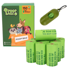Wholesale PE Total Biodegradable Pet Waste Bags Dog Poop Bag With Dispenser