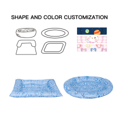 Wholesale Outdoor Summer Dog Pool Toy Foldable Dog Pool Float Dog Bed