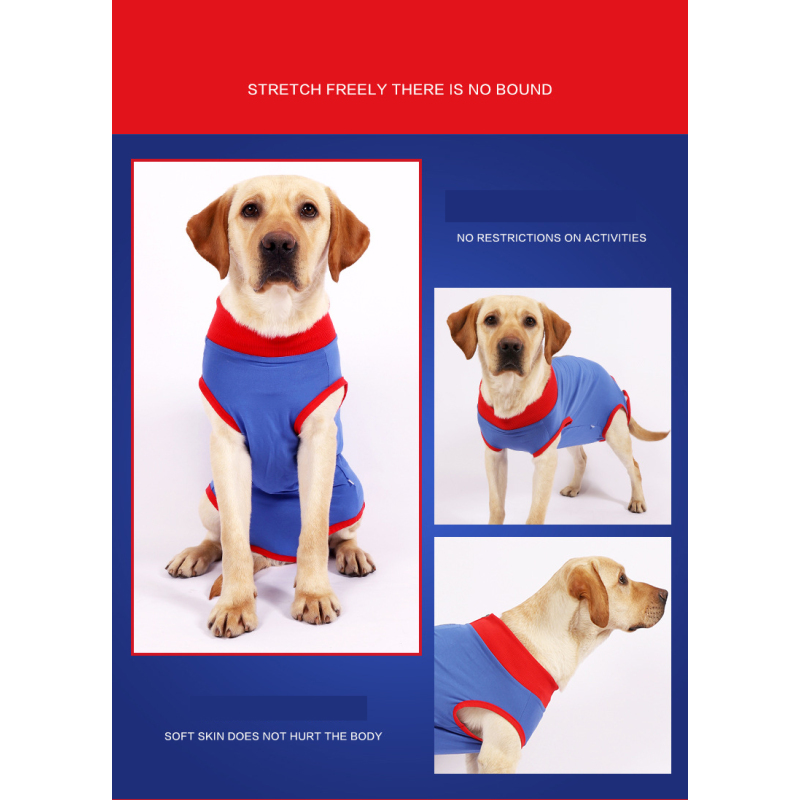 Manufacturer wholesale multi-size breathable dog postoperative clothes