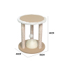 Manufacturer Wholesale Beige Sisal Ball Cat Scratcher Post