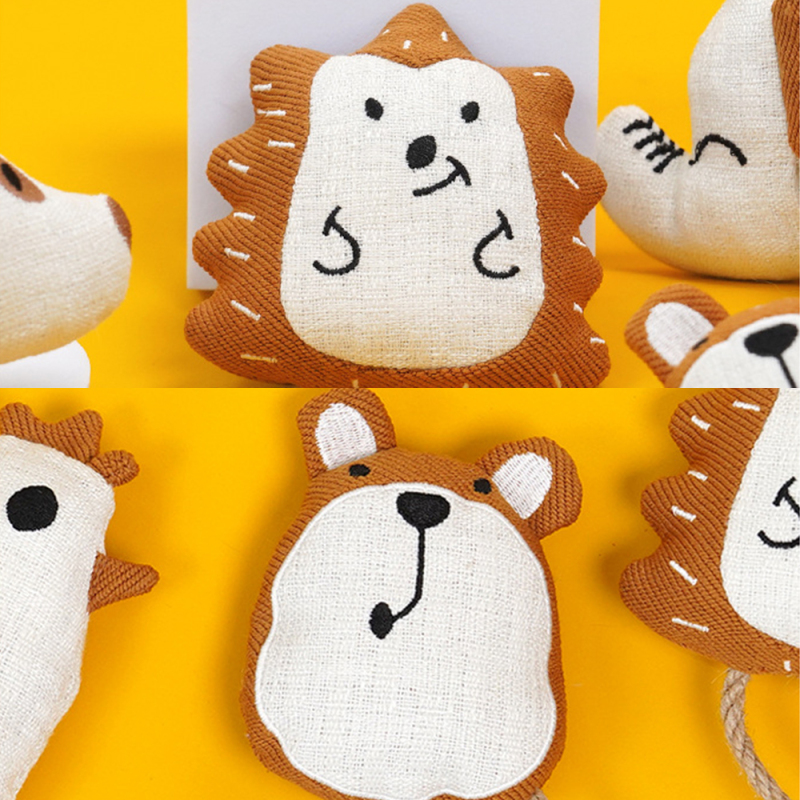 Manufacturer Wholesale Animal Design Plush Rope Catnip Cat Toys