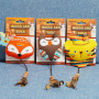 Manufacturer wholesale woodland tribal design plush cat toys