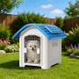 Wholesale Plastic Waterproof Dog House Outdoor for Big Dogs