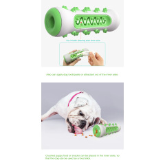 Manufacturer wholesale tpr clean teeth dog chew feeder toy
