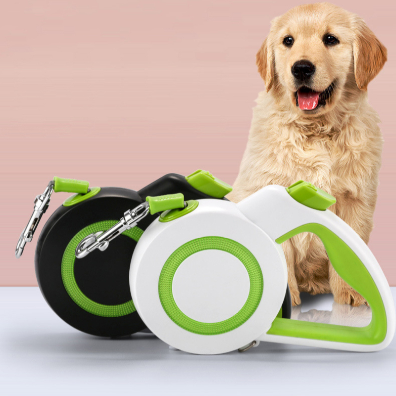 Manufacturer wholesale custom logo 3M 5M retractable dog leash