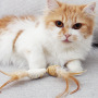 Wholesale Custom Logo Squeaky Feather Mouse Cat Toy