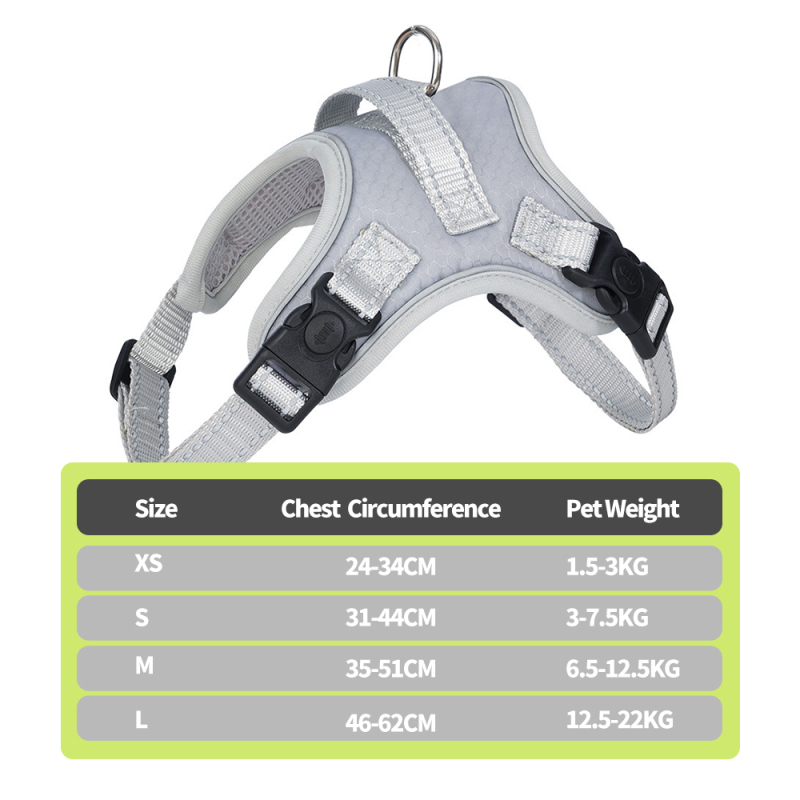 Wholesale Pet Supplier Reflective Pet Dog Pulling Harness