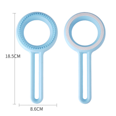 Manufacturer wholesale cute design double-sided cat brush with ear