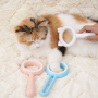 Manufacturer wholesale cute design double-sided cat brush with ear