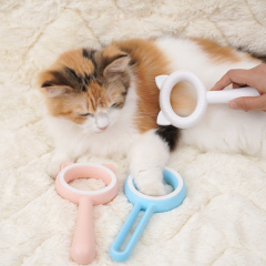 Manufacturer wholesale cute design double-sided cat brush with ear